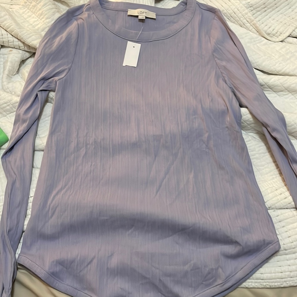NWT LOFT lavender top